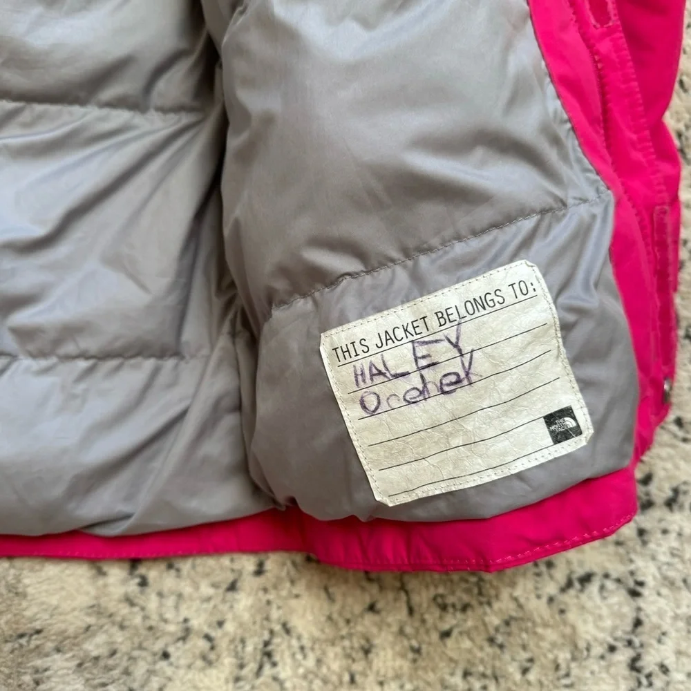 The North Face Greenland Jacket Belted Ski Parka Hyvent 550 Down Pink  L 14/16